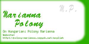 marianna polony business card